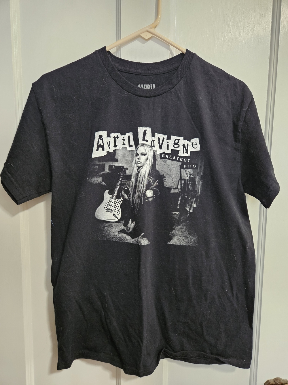 Avril Lavigne Concert Tour Black Graphic Band Tee - Greatest Hits